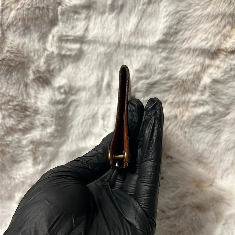 Louis Vuitton Brown Leather Card Holder - Picture 9 of 9